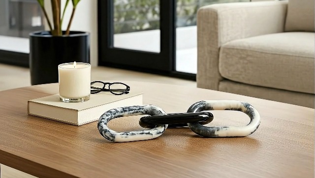 Amazon.com: NESS AND JORD Desta Link Chain Decorative Object with